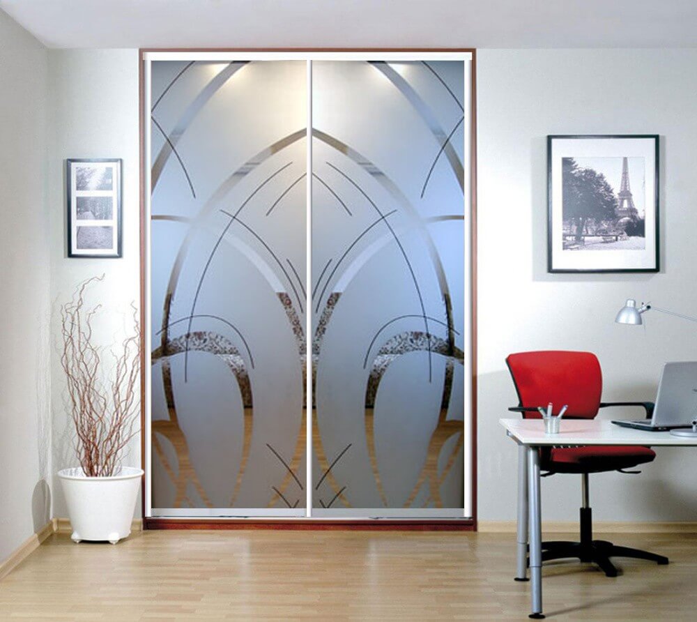 Рисунки из пескоструйки на стеклах и зеркалах